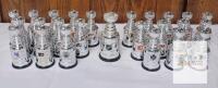 NHL Stanley Cup Mini Replica Trophy Collection, 20+ Teams, 5 Inch Chrome Finish, Official Logos
