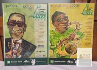 Toronto Jazz Festival 2005 & 2006 PLAK-IT Posters 18"&times;12"&mdash;Gary Taxali Art, Artist Lineups