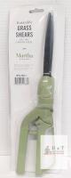 NEW Martha Stewart Rotatable Grass Shears, 5" Carbon Steel Blade, 180&deg; Pivot Head, Model MTS-RGS1