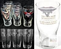 MIX BARWARE LOT :INCLUDES A Guinness Special Edition Halloween , Bilingual 20 oz, Vintage Pubware, MIXED LOT