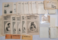 Vintage Ephemera Lot - Personal Letters , Bank Drafts , Arborist Magazines +++