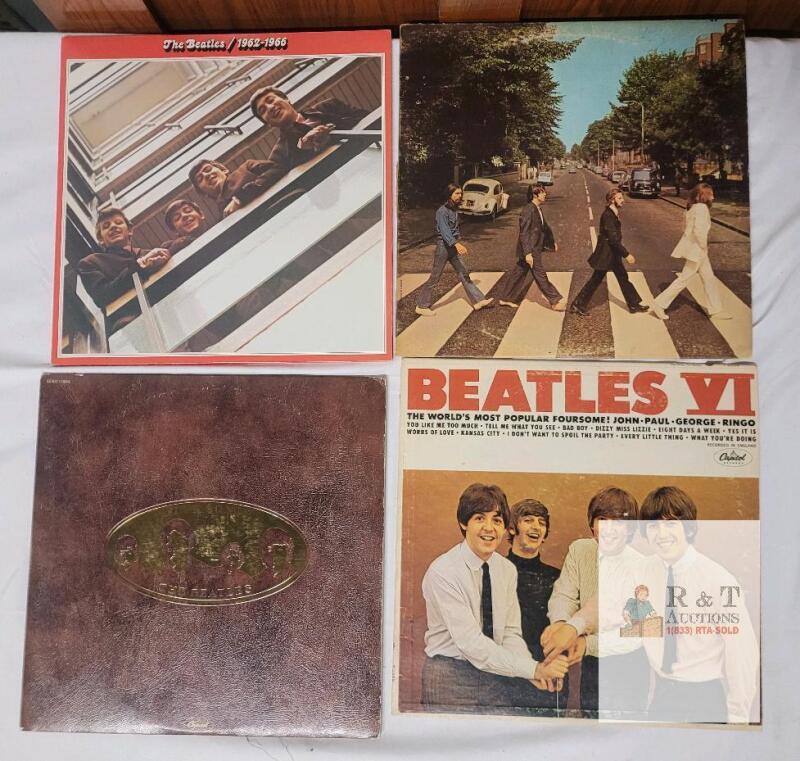 Beatles Vinyl Lot: Abbey Road, Beatles VI (mono), Love Songs, 1962-1966, Capitol/Apple LPs