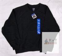 NEW GAP Black Crewneck Sweatshirt &ndash; Women&rsquo;s Large, Cotton Blend, Made in China, New with Tags