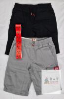 NEW kids size 8 2 pack of shorts, 98% Cotton, Black & Grey, Elastic Waist, Cargo Pocket, Model 4178710