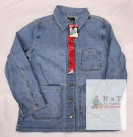 NEW Well Worn Light Blue Denim Jacket, Medium, Three-Pocket, Button-Front, New w/ Tags