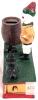 Trick Dog Cast Iron Mechanical Bank, Reproduction, 8.5" Length, Barrel Coin Slot, Hand-Painted - 7