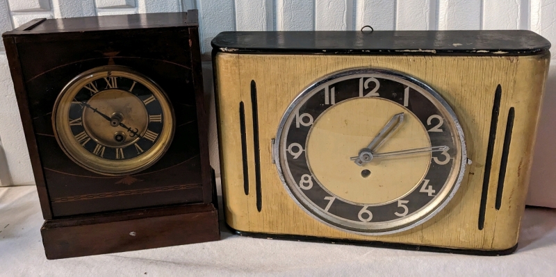 2 Vintage Clocks.