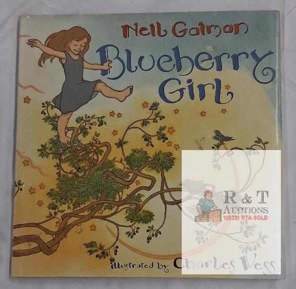 Neil Gaiman Blueberry Girl Hardcover, Illustrated by Charles Vess, 1st Edition, HarperCollins