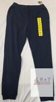 NEW FILA Navy Blue Jogger Sweatpants, Size Small S/P, Tapered Fit, Elastic Waistband, Pockets