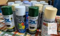 MOSTLY FULL Rust-Oleum Painter&rsquo;s Touch, 2X Ultra Cover, Protective Enamel, Assorted Colors, 12oz CANS