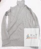 NEW Uniqlo Extra Fine Merino Wool Turtleneck Sweater, Light Grey Heather, Women&rsquo;s Small, New with Tag