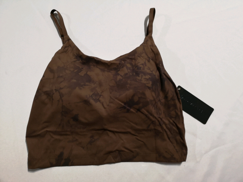 New ALPHALETE Women's sz 3XL Alphalux Force Crop (Stained Draught Brown)