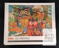 NEW Kanglejia 1000 Piece Owl Oil Painting Jigsaw Puzzle, 27.56"x19.69", 14+ Ages, X0042FHJSV