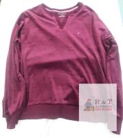 NEW Nautica Women's XL Pajama Set, Burgundy Long Sleeve Top & Paisley Pants, Made in Cambodia