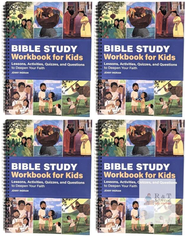 Bible Study Workbook for Kids by Jenny Ingram, Spiral Bound, 123 Pages, Ages 6&ndash;12, 2021