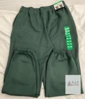 NEW LAZYPANTS XL Sweatpants, Dark Green, 30" Inseam, Eco Fabric, Elastic Waist, L42965LZC