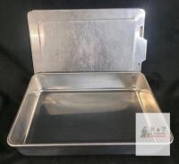 Mirro 5488M Aluminum Baking Pan with Lid 12-3/4x9-1/2x2-5/8 in, Made in USA