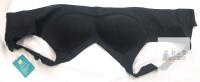 XXL 175/100 Padded Wireless Seamless Bra, Adjustable Straps, Cotton/Spandex, Black, New w/ Tags
