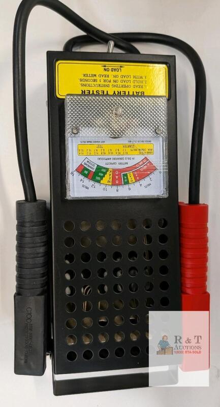 UNEX GH Professional Battery Load Tester 6V/12V Lead Acid, Heavy Duty Clamps, Boxed