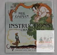 Neil Gaiman INSTRUCTIONS, Illustrated by Charles Vess, Hardcover, HarperCollins 2010, 8x8 in