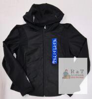 NEW Tuff Athletics Black Full Zip Hoodie Jacket - Women's Size Large, Product Code 1815575, Hooded