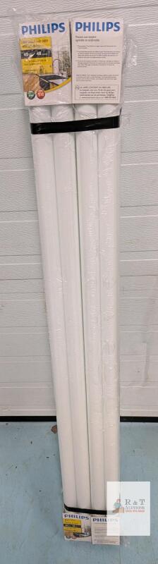 Philips ALTO T12 48-Inch 40W 3000K Fluorescent Tubes, 2600 Lumens, Pack of 6, G13 Bi-Pin, CRI 88