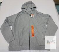 NEW 32 Degrees HEAT Men's XXL Gray Zip-Up Hoodie Sweatshirt, Hooded, Full Zip, Pockets