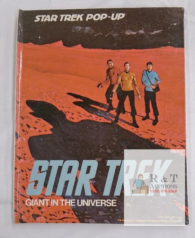 Star Trek Pop-Up: Giant in the Universe (1977, Random House, Hardcover, Vintage Pop-Up Book)