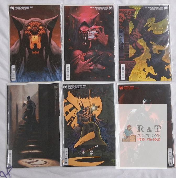 Detective Comics #1077, #1078 & Batman #139 Variant Covers, Bagged & Boarded, DC Comics Lot
