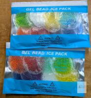 2 (10 per pack, 20 total) Bead Ice Packs.