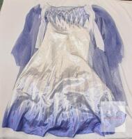NEW Disney Frozen Elsa Costume Dress, Size M (7-8), Style 163039K, Disguise Inc., Glitter Cape