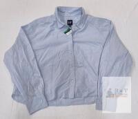 NEW GAP XL Light Blue Button-Up Shirt, Long Sleeve, 100% Cotton,