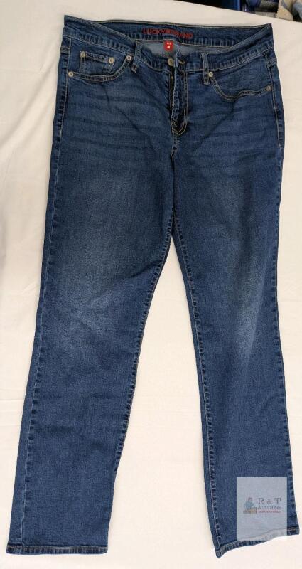 NEW Lucky Brand Women's Classic Straight Leg Jeans 10/30 Medium Blue 5-Pocket Embroidered Logo