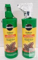 2 NEW Miracle-Gro Indoor Plant Food 1-1-1 Liquid Fertilizer, 8 fl oz Pump, For Houseplants,