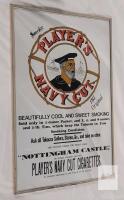 Player&rsquo;s Navy Cut Cigarettes Advertising Mirror, Dareco Art Nouveau Repro, 14.5"x10.5", Made in Japan