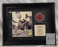 John Barrow Signed Photo Display &ndash; Canadian Football Hall of Fame, COA, 20"x16" Framed, Tiger-Cats