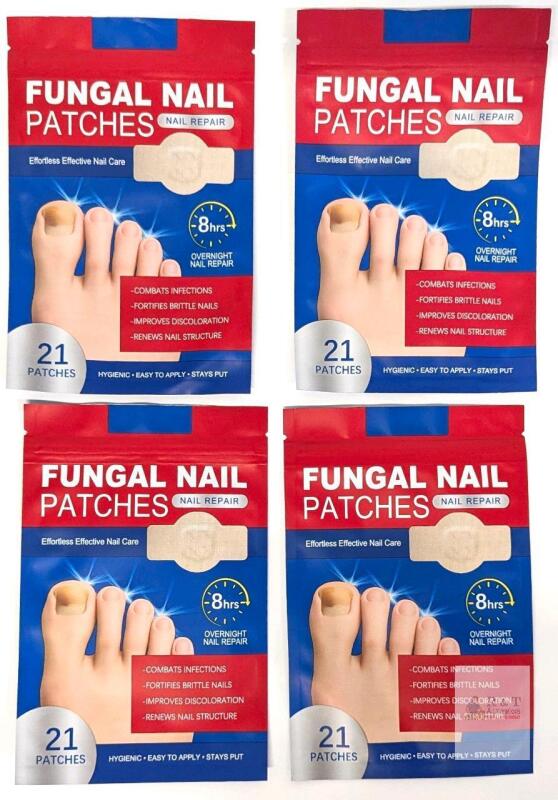 Fungal Nail Patches Nail Repair, 21 Patches/Pack, Batch 20250801-01, Exp 08/05/2028