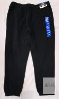 NEW GAP Classic Black Sweatpants Joggers, Size Large, Elastic Cuffs, 27" Inseam, 2 Side Pockets