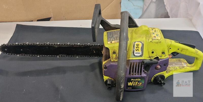 WITH COMPRESSION Poulan Wild Thing 2375 Gas Chainsaw, 18&rdquo; Bar, 42cc, Oregon S56 Chain, Assembled in USA- UNTESTED