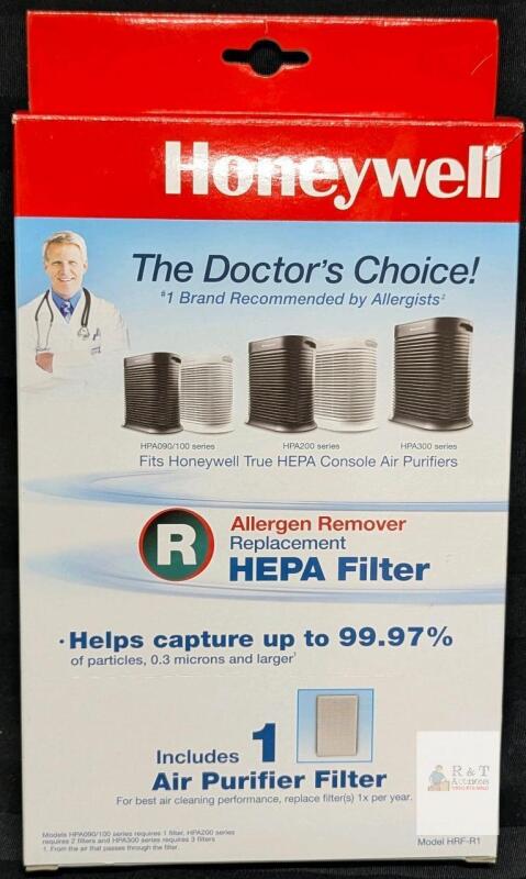New HONEYWELL HRF-R1 True HEPA Series Replacement Air Purifier Filter, HPA090 / 100 Series, HPA200 Series, HPA300 Series