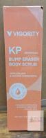 NEW Vigority KP Advanced Bump Eraser Body Scrub, 8.45 oz, 10% AHA, Sensitive Skin, Expires 2027