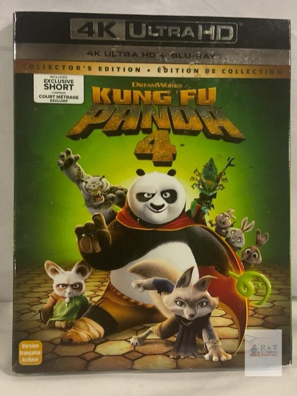 New Kung Fu Panda 4 4K ULTRA HD Blue Ray