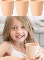 3 New Tiny Twinkle BPA-Free Plastic Cups for Kids and Toddlers 12 Months & Up - Sand