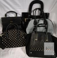 5 Purses/Handbags - Widest 13"