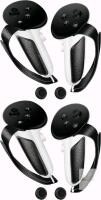 new PIGETALE Meta Quest 3 VR Controller Grip Covers, Knuckle Straps, Battery Access, Black, New