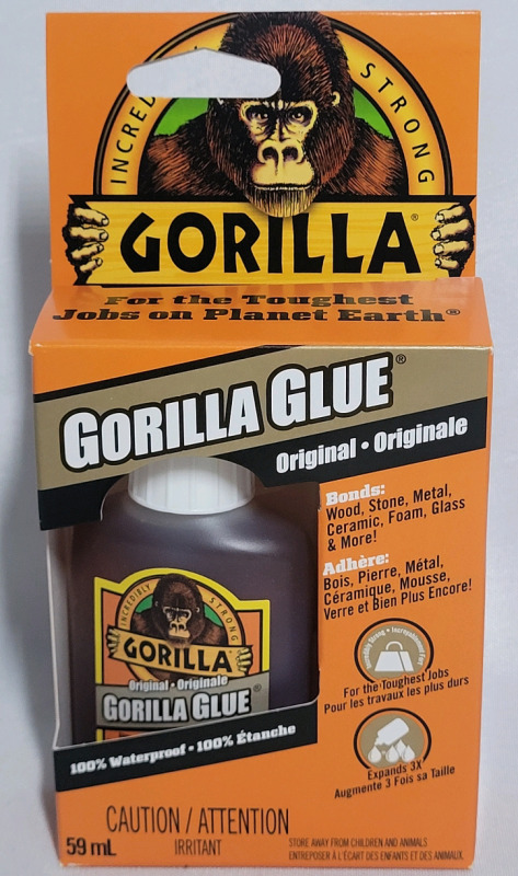 Gorilla Glue Multi-Purpose Indoor/Outdoor Waterproof Super Glue - New