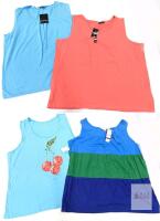 Plus Size Women&rsquo;s Sleeveless Tops Lot: 2X, 3X, 4X, Designers Originals, Carolyn Taylor, Fashion Bug- smells of ladies' perfume