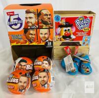 Collectible Blind Box Toys Lot Zuru 5 Surprise NBA Ballers Lot of 4 Capsules 2023 & Mr. Potato Head Tots 2020 w/ Boxes