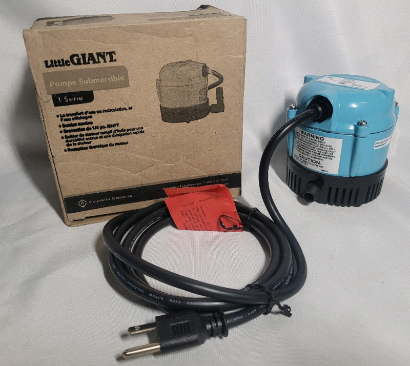 Little Giant Permanently Lubricated Submersible Pump - New