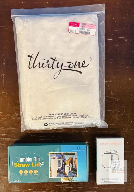 Thirty-One Produce Bag Set, 9-Pack, Natural, Reusable Mesh, B120AM900000, Sealed,